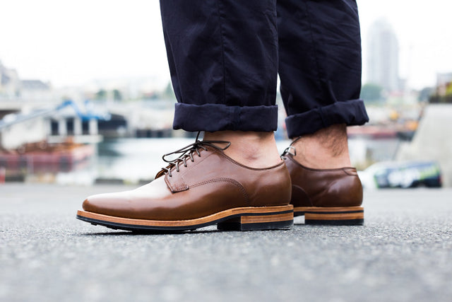Derby Shoe Cigar Horsehide - VIBERG