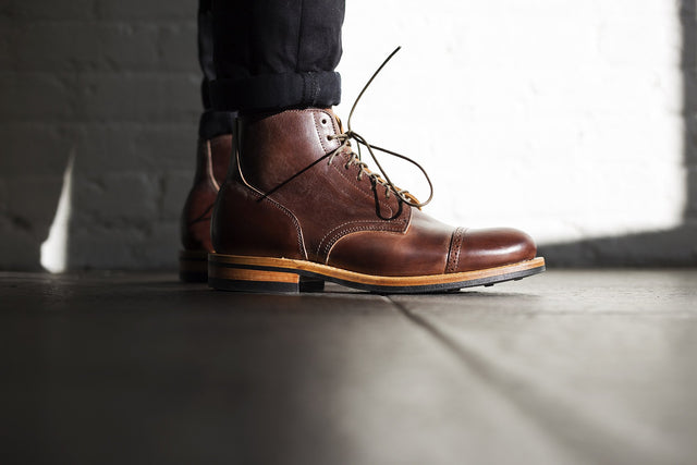 Service Boot Brown Calf - VIBERG