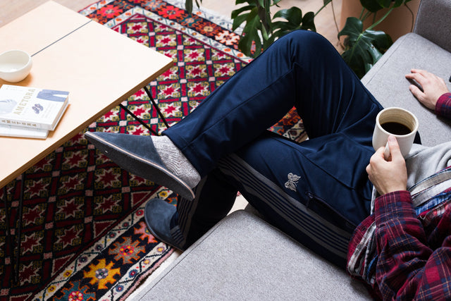 Slide Charcoal Suede - VIBERG