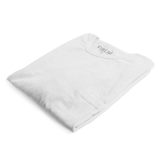 Pocket T-Shirt White - VIBERG