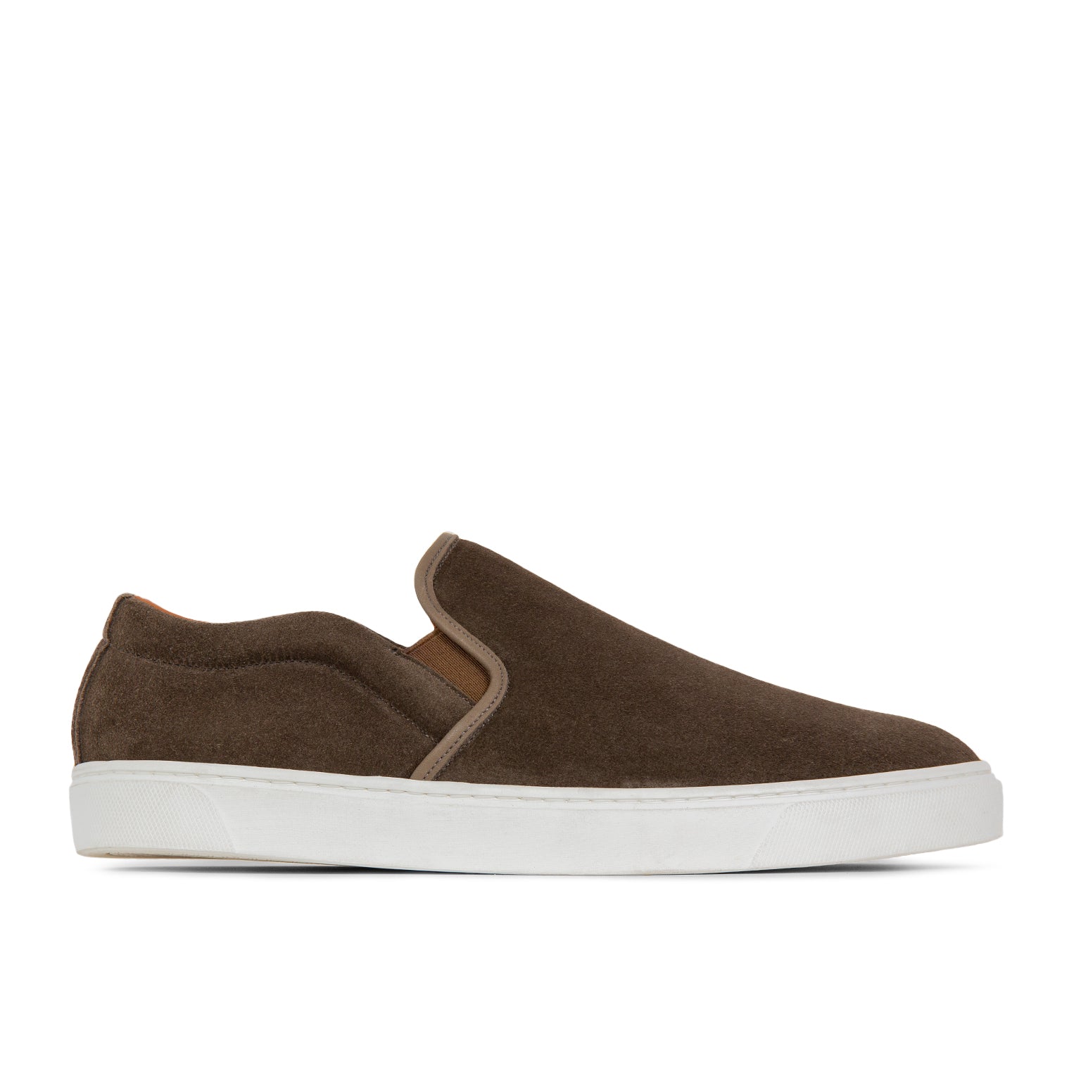 Slip On - Dark Olive Janus Calf Suede