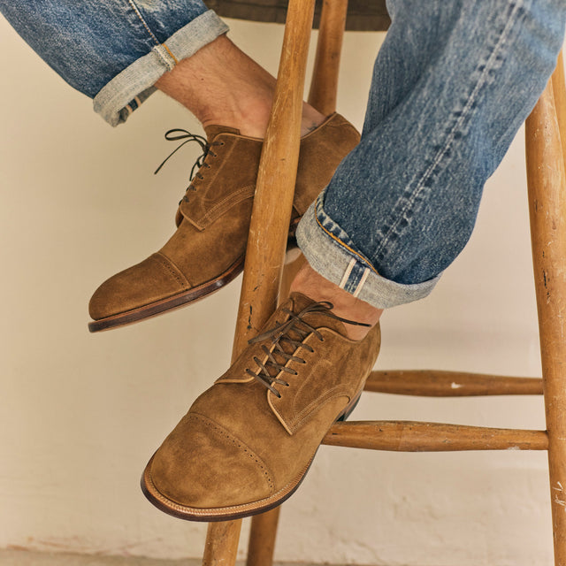 Navvy Cut Shoe BCT - Snuff Janus Suede