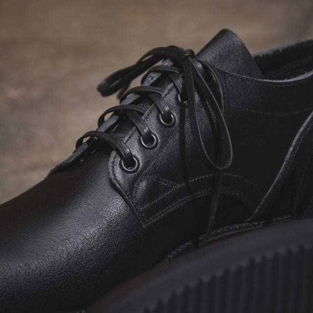 145 Oxford - Black Waxed Flesh - VIBERG