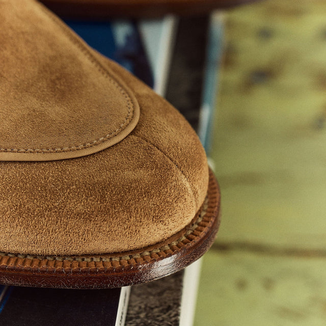 Bristol - Peanut Papillon Calf Suede - VIBERG