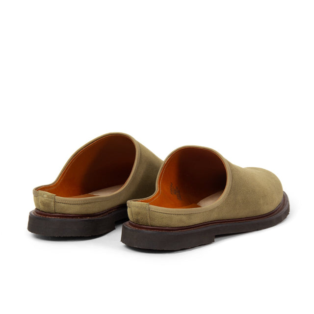 Mule - Avocado Janus Calf Suede - VIBERG