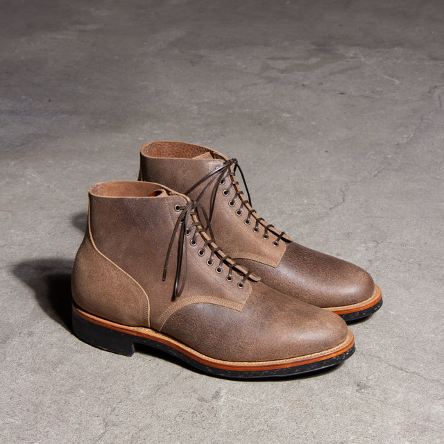 N1 Boot - Natural Washed Waxed Flesh - VIBERG