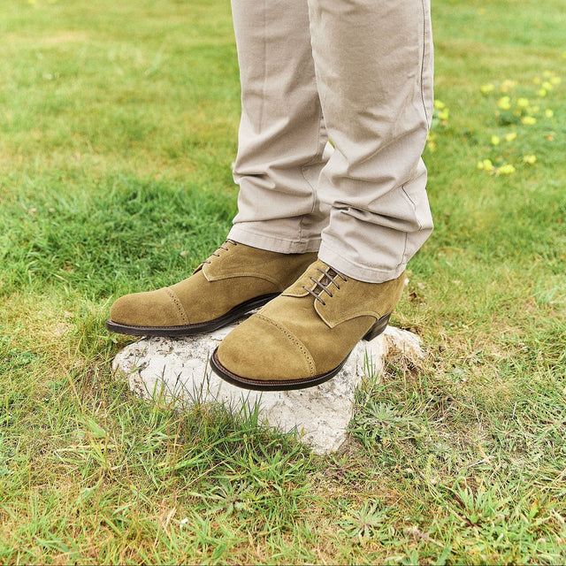 Navvy™ - Avocado Janus Calf Suede - VIBERG
