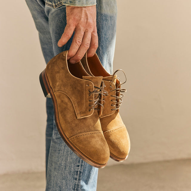 Navvy Cut Shoe BCT - Snuff Janus Suede - VIBERG