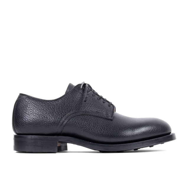 Navvy Cut Shoe - Black Tanganiyka - VIBERG