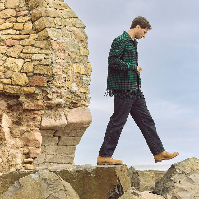 Navvy™ - Peanut Papillon Calf Suede - VIBERG