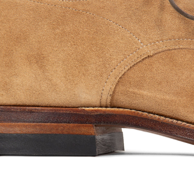 Savoy - Peanut Papillon Calf Suede - VIBERG