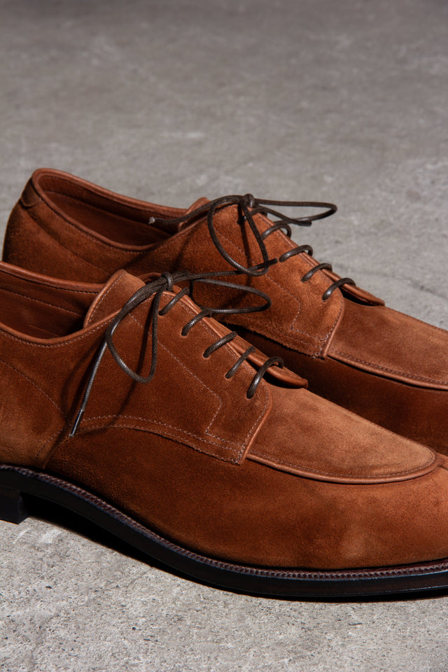 Savoy - Polo Brown Janus Calf Suede - VIBERG