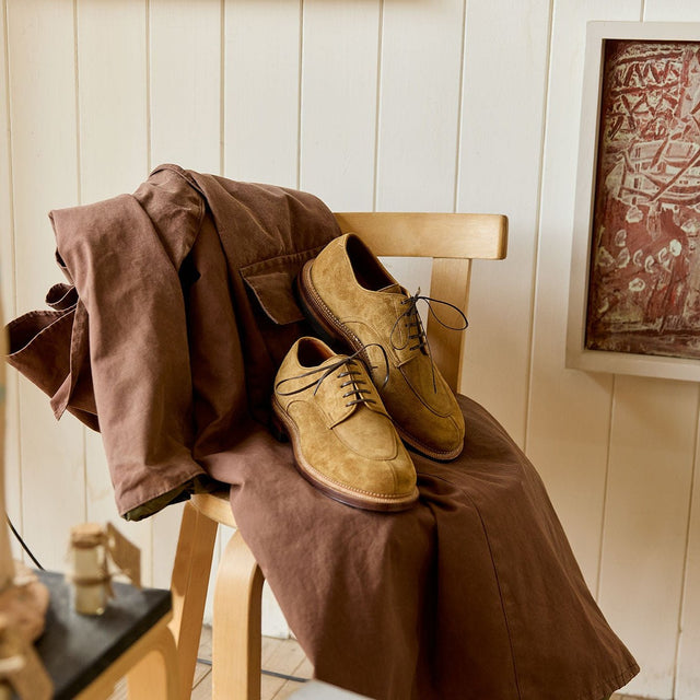 Savoy - Tobacco Calf Suede - VIBERG