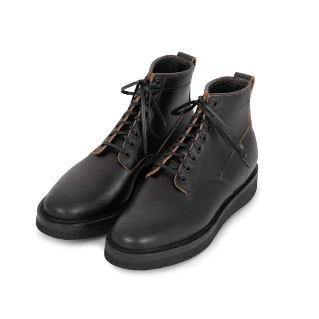 Scout Boot - Black Waxed Flesh - VIBERG