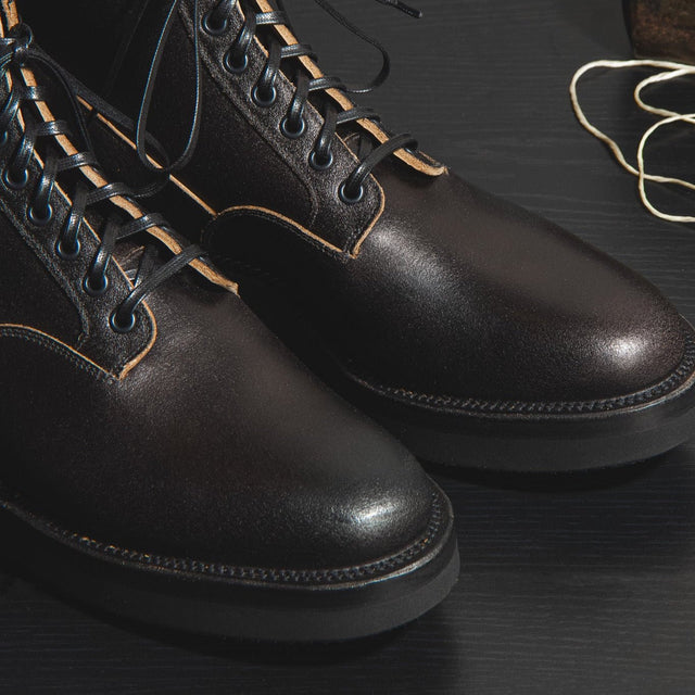Scout Boot - Black Waxed Flesh - VIBERG