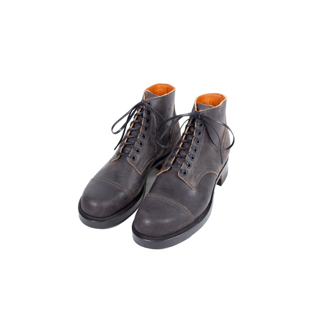 Service Boot® DCT - Black Washed Waxed Flesh - VIBERG