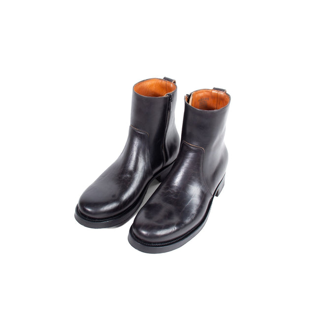 Side Zip - Black Teacore Vacchetta Lucida - VIBERG