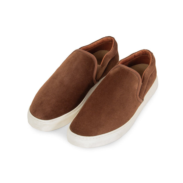 Slip On - Acorn Janus Calf Suede - VIBERG
