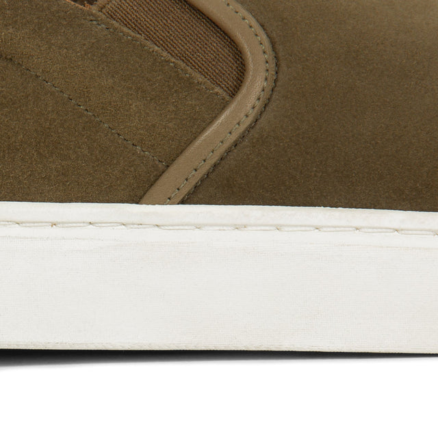 Slip On - Avocado Janus Calf Suede - VIBERG
