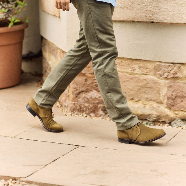 Uplands - Avocado Janus Calf Suede - VIBERG