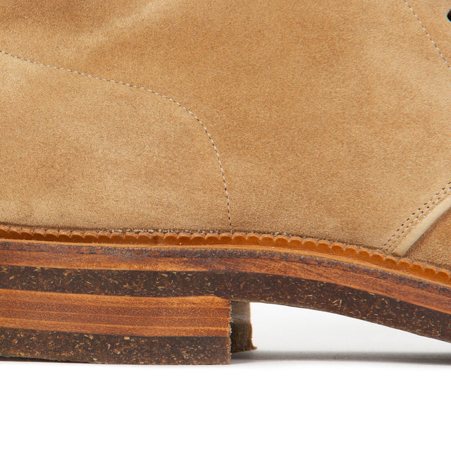 Uplands - Peanut Papillon Calf Suede (Lactae Hevea Sole) - VIBERG
