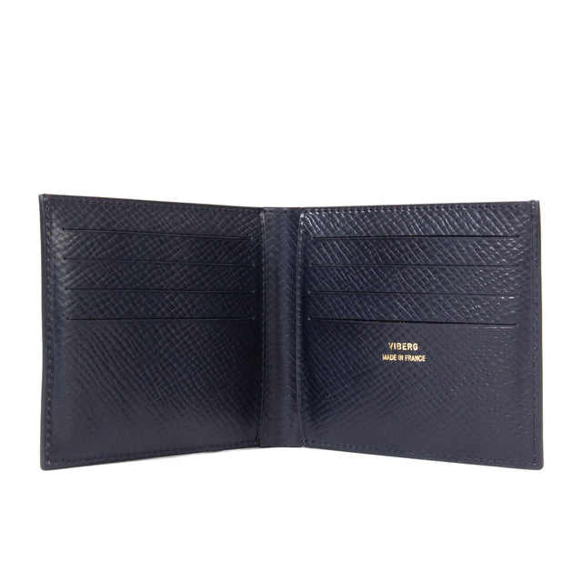 Viberg Billfold - Black Hatchgrain Shell Cordovan - VIBERG