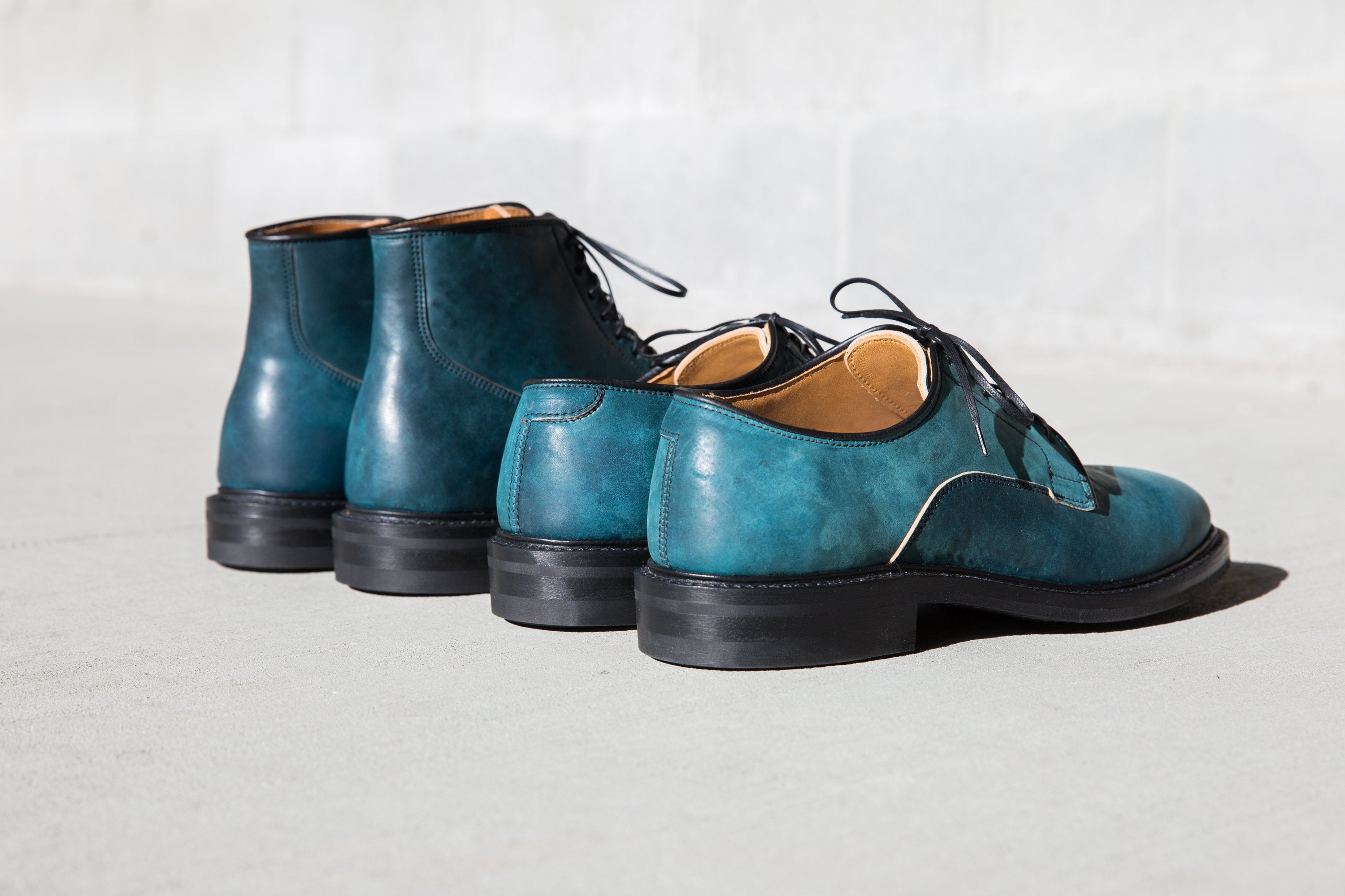 Intense Blue Tumbled Shell Cordovan – VIBERG