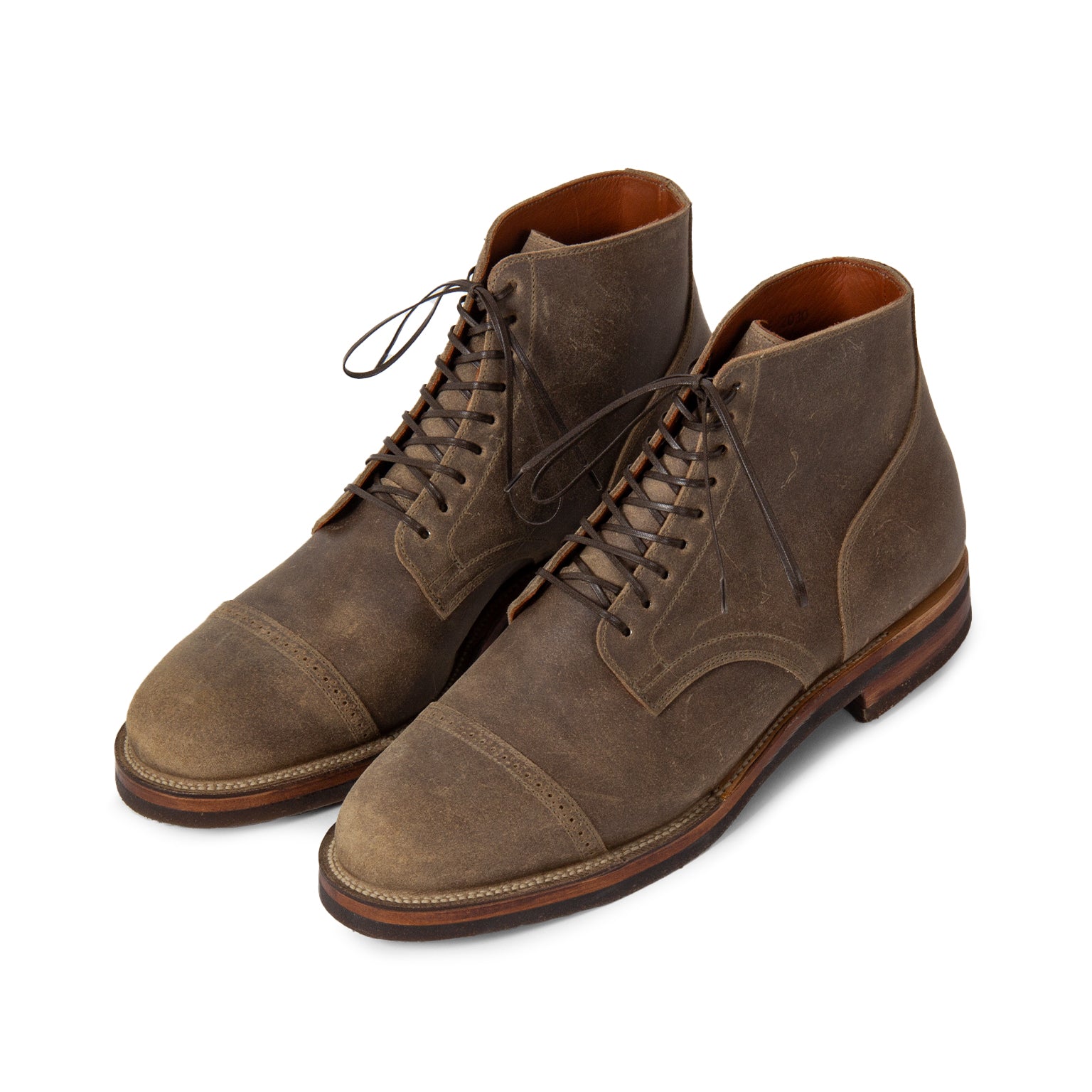 Viberg service shop boot cap toe