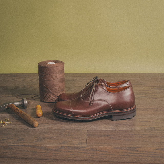 Bastion Oxford - Cigar French Calf - VIBERG