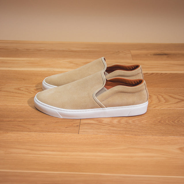 Slip On - Desert Sand Janus Calf Suede