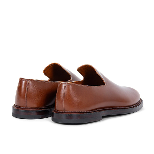 Slipper - Cognac French Calf - VIBERG