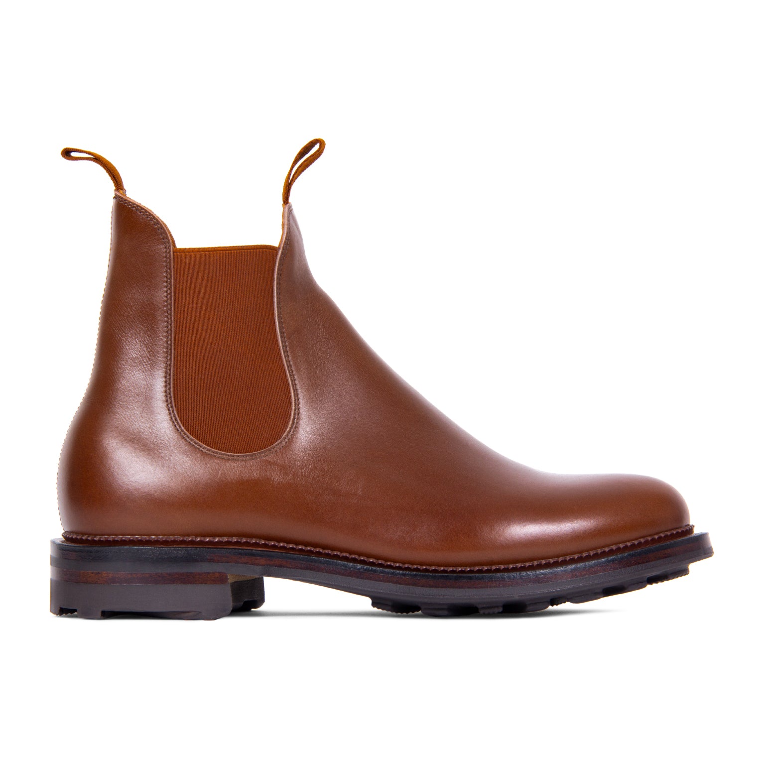 Chelsea Cognac French Calf | Viberg Chelsea – VIBERG