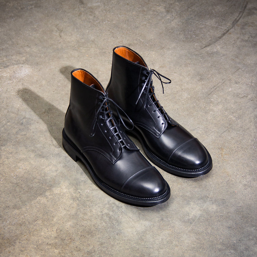 Halkett Boot - Black French Calf – VIBERG