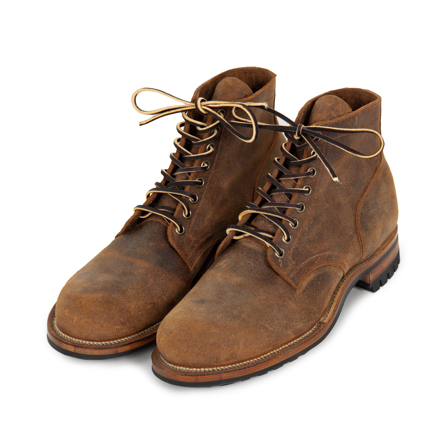 Viberg suede shop service boot