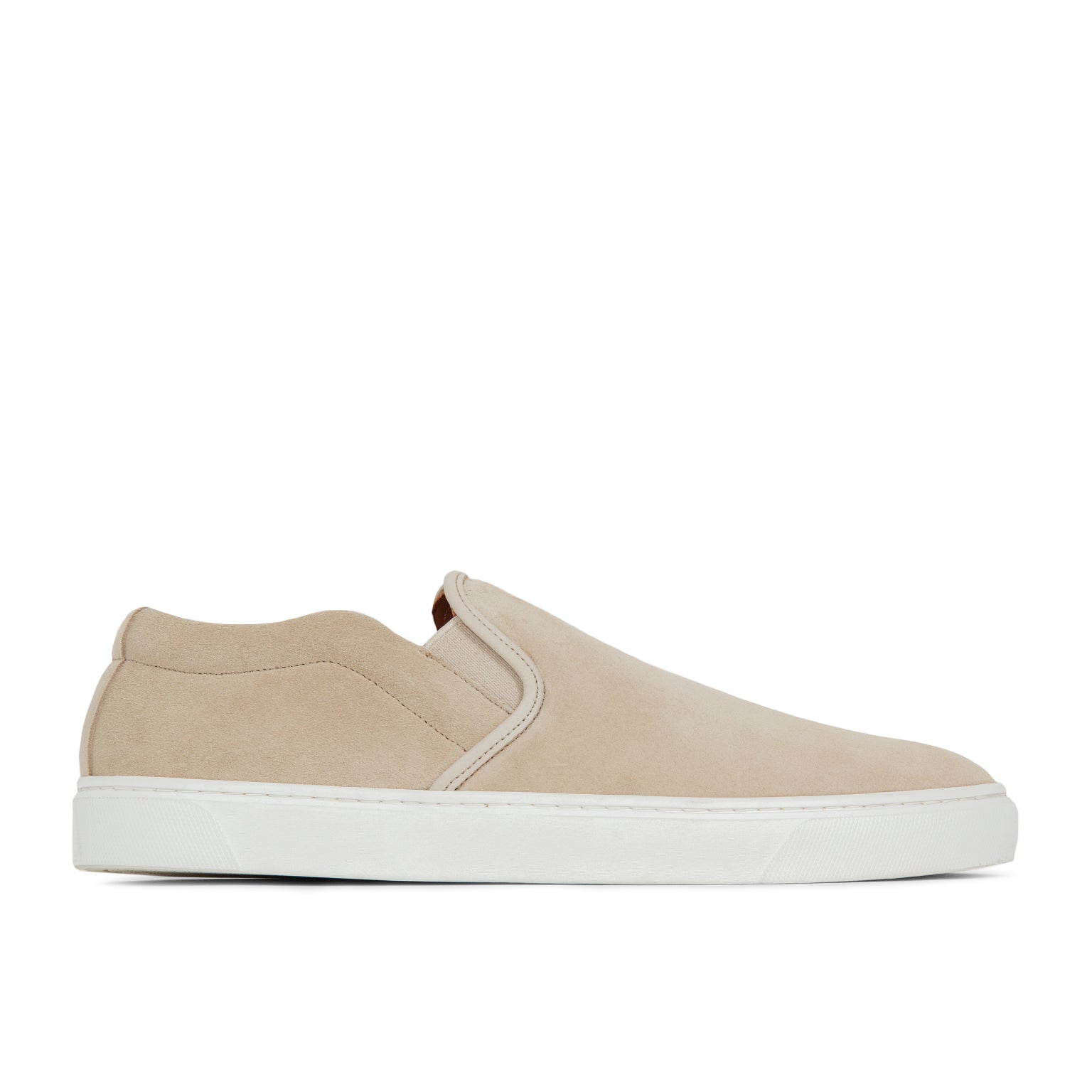 Slip On - Parchment Janus Calf Suede – VIBERG