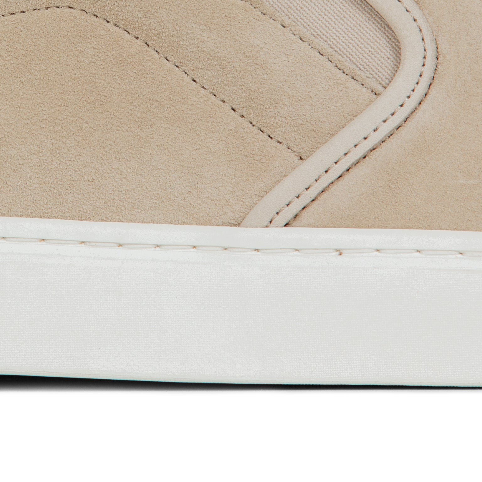 Slip On - Parchment Janus Calf Suede