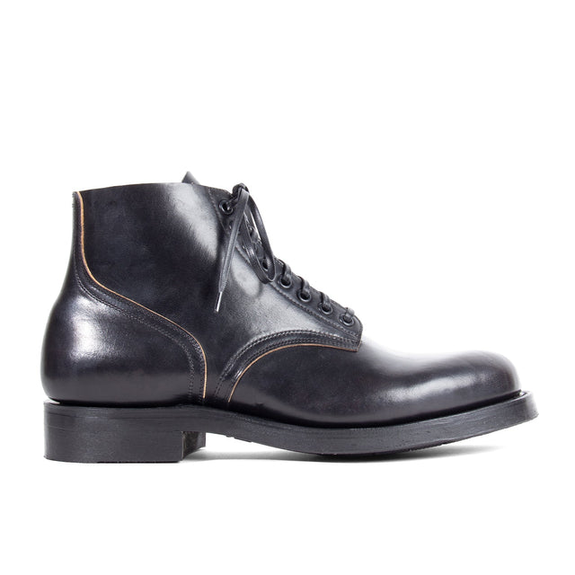N1 Boot - Black Teacore Vacchetta Lucida - VIBERG