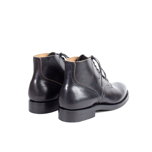 N1 Boot - Black Teacore Vacchetta Lucida - VIBERG