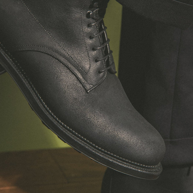 Navvy™ Boot - Black Waxy Commander - VIBERG