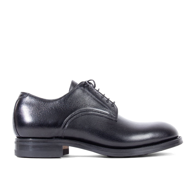 Navvy Cut Shoe - Black Alcazar - VIBERG