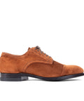 Navvy Cut Shoe - Polo Brown Janus Calf Suede - VIBERG