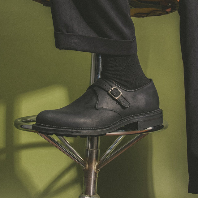 Regent Shoe - Black Waxy Commander - VIBERG