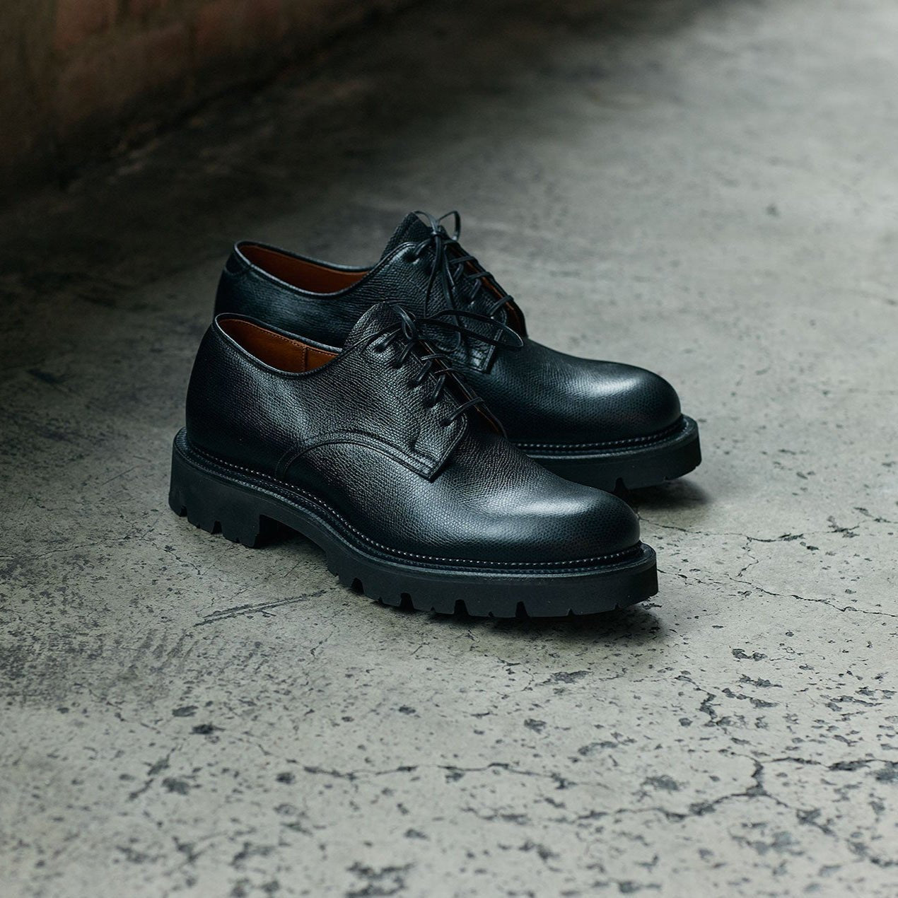 Rockland Blucher - Black Alpine Calf – VIBERG