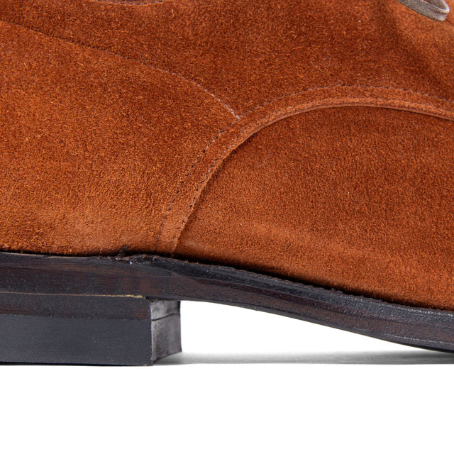 Savoy - Polo Brown Janus Calf Suede - VIBERG