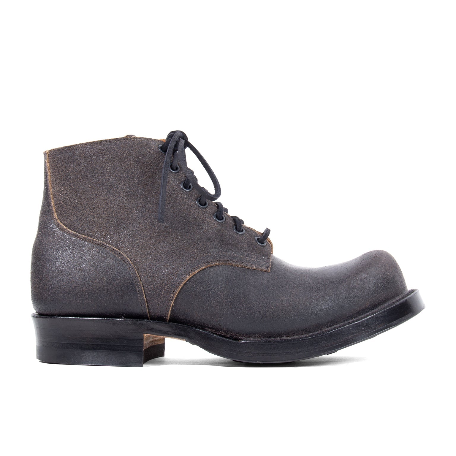 Service Boot Pattern Service Boot | Black Washed Waxed Flesh – VIBERG
