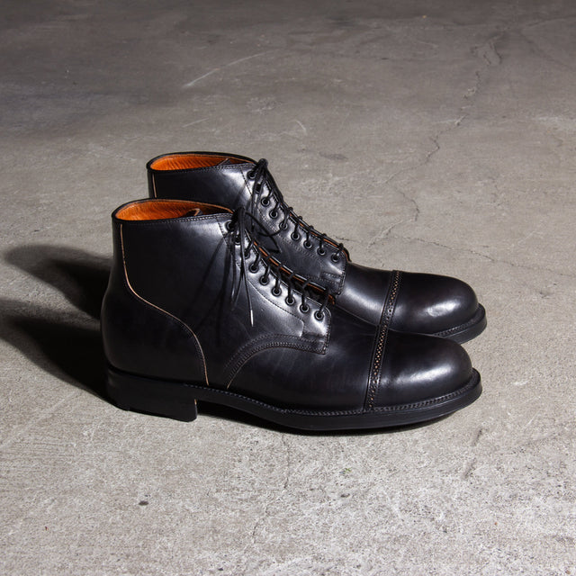Service Boot® BCT - Black Teacore Vacchetta Lucida - VIBERG