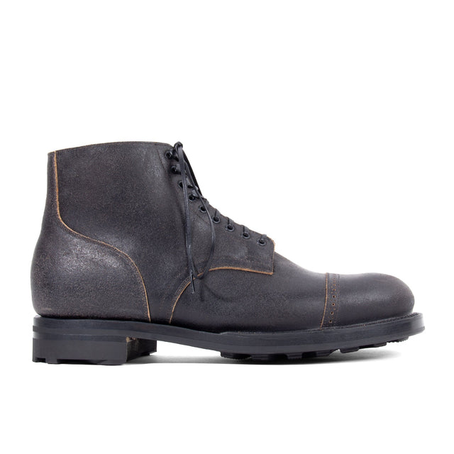 Service Boot® BCT - Black Washed Waxed Flesh - VIBERG