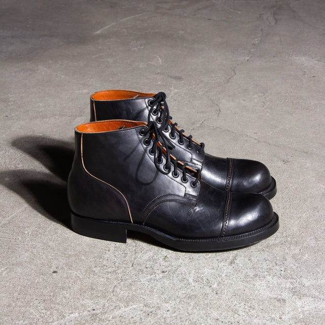 Service Boot® DCT - Black Teacore Vacchetta Lucida - VIBERG