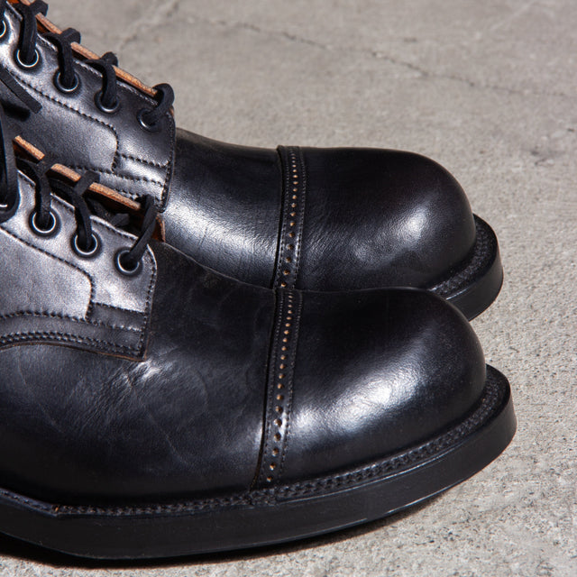 Service Boot® DCT - Black Teacore Vacchetta Lucida - VIBERG