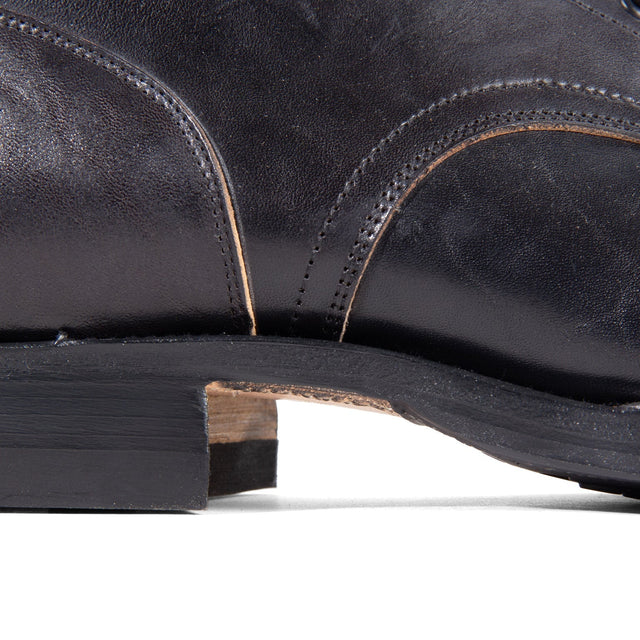 Service Boot® DCT - Black Teacore Vacchetta Lucida - VIBERG